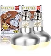 ReptiKing Basking Light for Reptiles, 2-Pack 100W Upgraded Intense Basking Spot, Reptile Heat Bul...