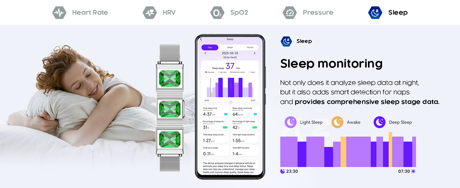 Women's Smart Bracelet with Sleep