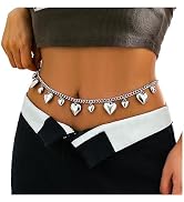 Women Long Tassel Waist Chain Belt Multilayer Body Belly Chain Metal Gold Silver Waist Chain Belt...