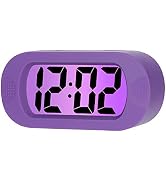 Plumeet Kids Alarm Clock Large Digital LCD Travel Alarm Clocks with Snooze and Night Light - Asce...