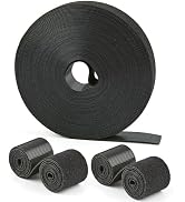 NBTORCH 40 Ft x 1 inch Hook and Loop Roll, Reusable Fastening Cable Ties, Multi-Purpose Cable Man...
