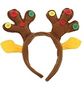 Motique Accessories Antlers Headband Christmas Reindeer Ears Headband