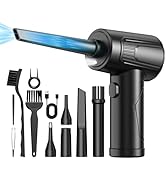 11-in-1 Compressed Air Duster - 3-Gear Adjustable 120000 RPM Electric Air Duster, Reusable no Can...