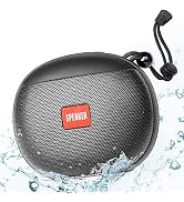 Bluetooth Speaker, Portable Speaker Dual-Driver Deep Bass, IPX6 Waterproof Shower Speakers Wirele...