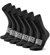 ROCKBROS Cycling Socks for Men Women Breathable Wicking Bike Socks, Compression Fit, Tall Crew, R...