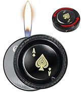 CHOICEDC Cool Lighters for Men, Refillable Butane Lighter, Windproof Lighters, Ace of Spades Cute...