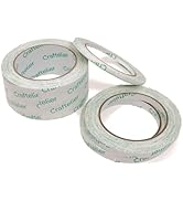 Craftelier - Kit of 4 Rolls of Double-Sided Foam Adhesive Tape in Different Sizes for Crafts | Pe...