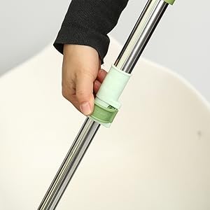 Easy to adjust the mop length