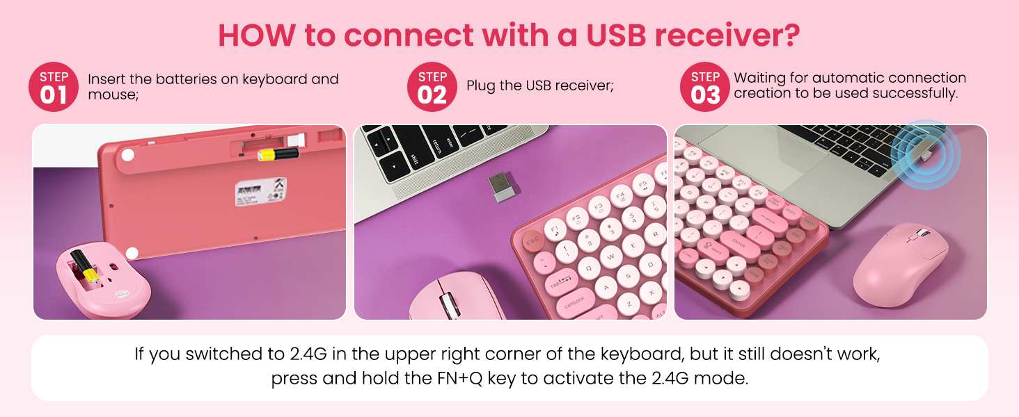 wireless keyboard and mouse combo
