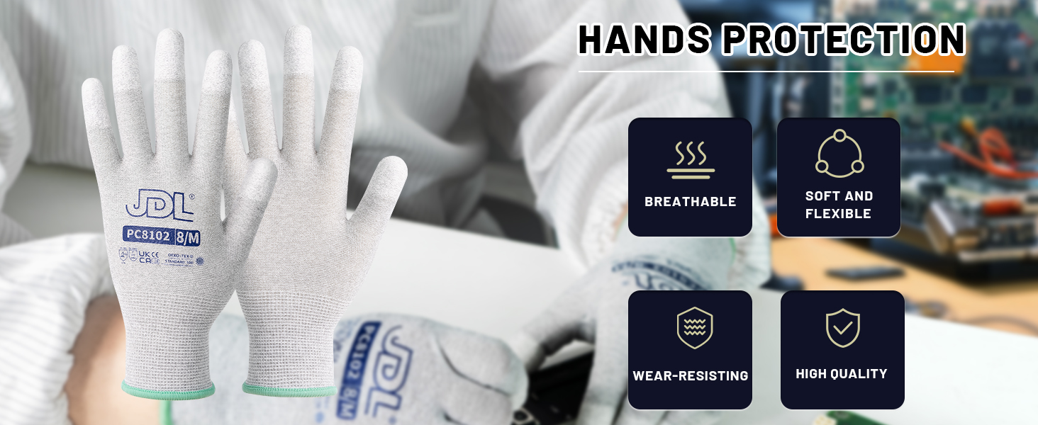 esd gloves esd gloves for electronics esd gloves warm esd gloves- heat resistant anti-static gloves
