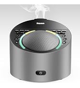 ANWOON Sound Machine with Aroma Diffuser, Premium Metal Shell White Noise Machine, Soothing Night...