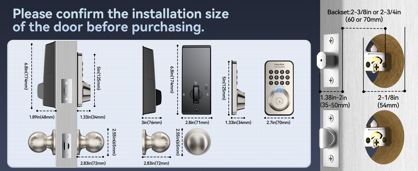 keyless entry door lock