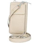 BULL GUARD Crossbody Leather Wallet Phone Purse, Anti Theft and RFID Blocking, Small Elegant Desi...