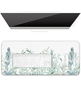 Auhoahsil Desk Pad, XL Extended Large Gaming Mouse Pad 31.5 x 11.8 Inch, Waterproof Mousepad with...