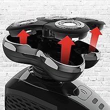 mens electric razors for shaving face head shavers for bald men shavers for men electric razor