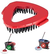 Scrub Brush Replacement Head for O Cedar EasyWring Spin Mop 1 Tank System, Shower Floor Scrubber,...