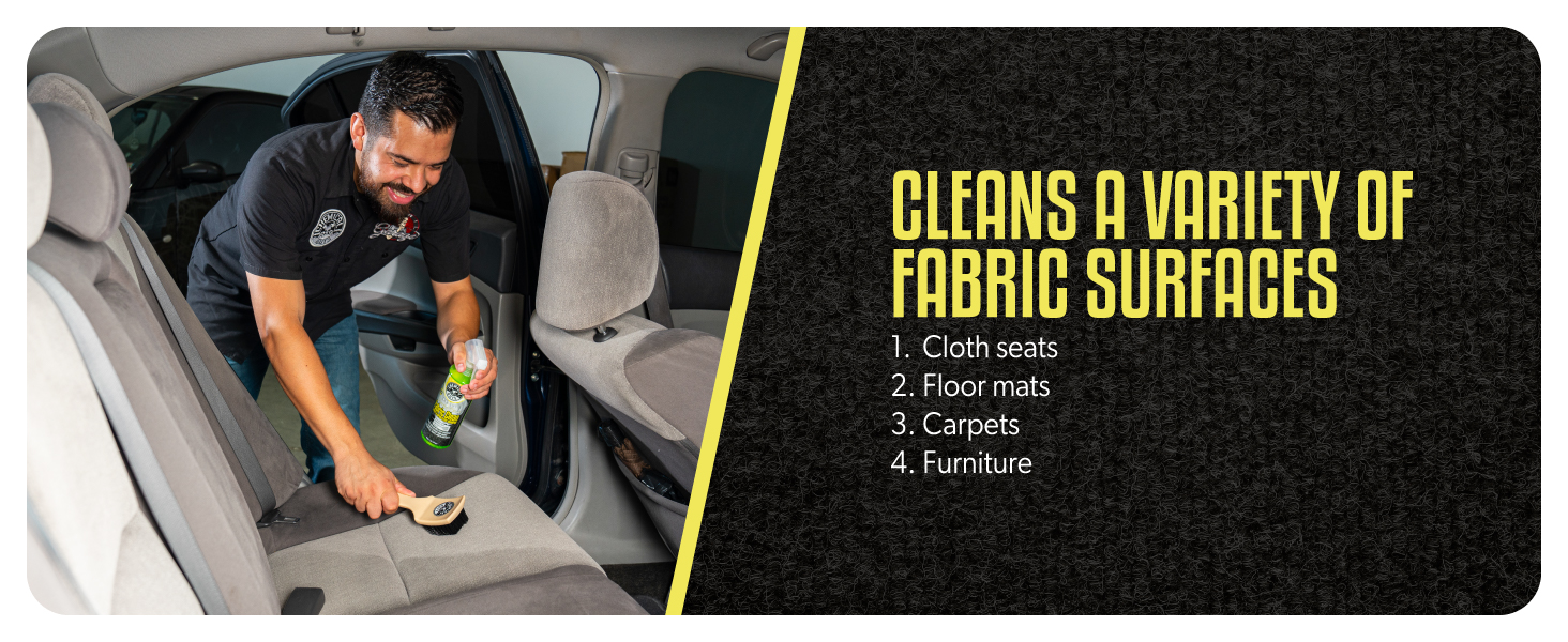 Carpet & Upholstery Cleaner, Fabric Clean Sprayable from Chemical Guys