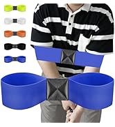 Xinambyh Golf Swing Training Aid-Elastic Arm Gesture Corrector Belt for Beginners,Portable Dual-S...