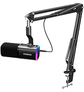 MAONO XLR/USB Gaming Microphone Kit: Dynamic PC Mic for Streaming Podcasting, Software Support, M...