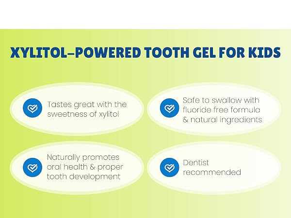 kids toothpaste sensitive teeth natural fluoride free xylitol flavored toddlers flouride-free paste