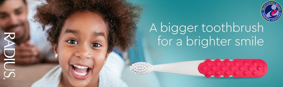 A bigger toothbrush for a brighter smile