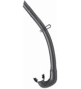 WSTOO Adults Diving Snorkel Breathing Tube Silicone Flexible Foldable Snorkel Anti-Drop for Freed...