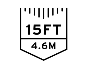 15ft drop protection