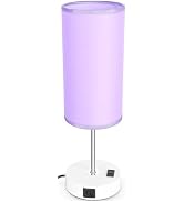 Gugsey Bedside Table Lamp with USB Port - Touch Desk Lamp for Bedroom, 3 Way Dimmable Small Night...