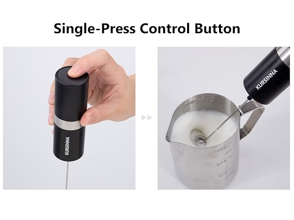Press To Get Frothy Foam