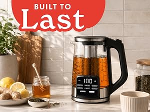 Gourmia Programmable Glass Digital Kettle GDK2365