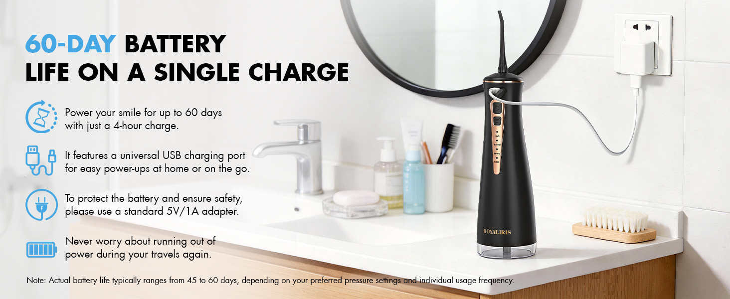 rechargeable water flosser