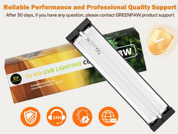 Desert UVB Lighting and Reptile Care,T5 UVB Reptile Light Quality & After-Sales Guarantee