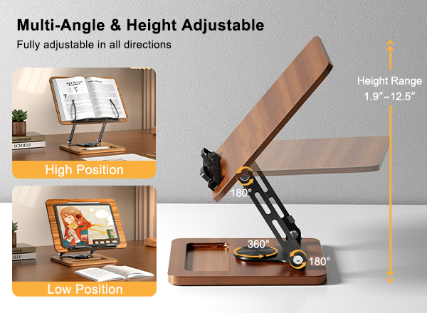 Mutiple Angle Heigh Adjustab