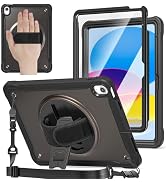 ZenRich Clear Case for iPad 11th (A16) 2025/ iPad 10th Generation 2022 | Built-in Screen Protecto...