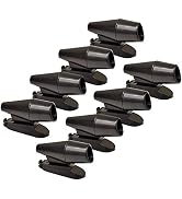 CITKOU 8Pcs Deer Whistles for Vehicles Wind Activated Black