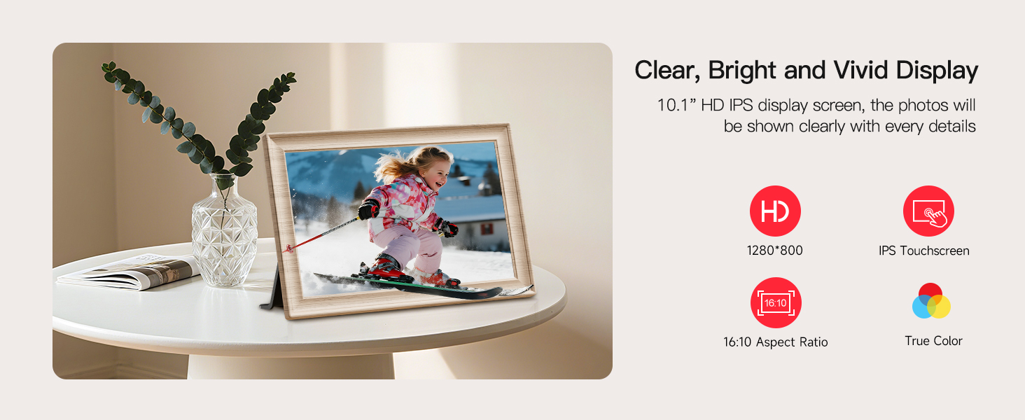 frameo digital frame wifi picture photo video share moment from phone