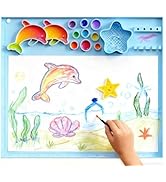 Silicone Art Mat - 16.9" X 13.7" Painting Mat, Raised Sides to Stay Tidy, Silicone Mat Suitable f...
