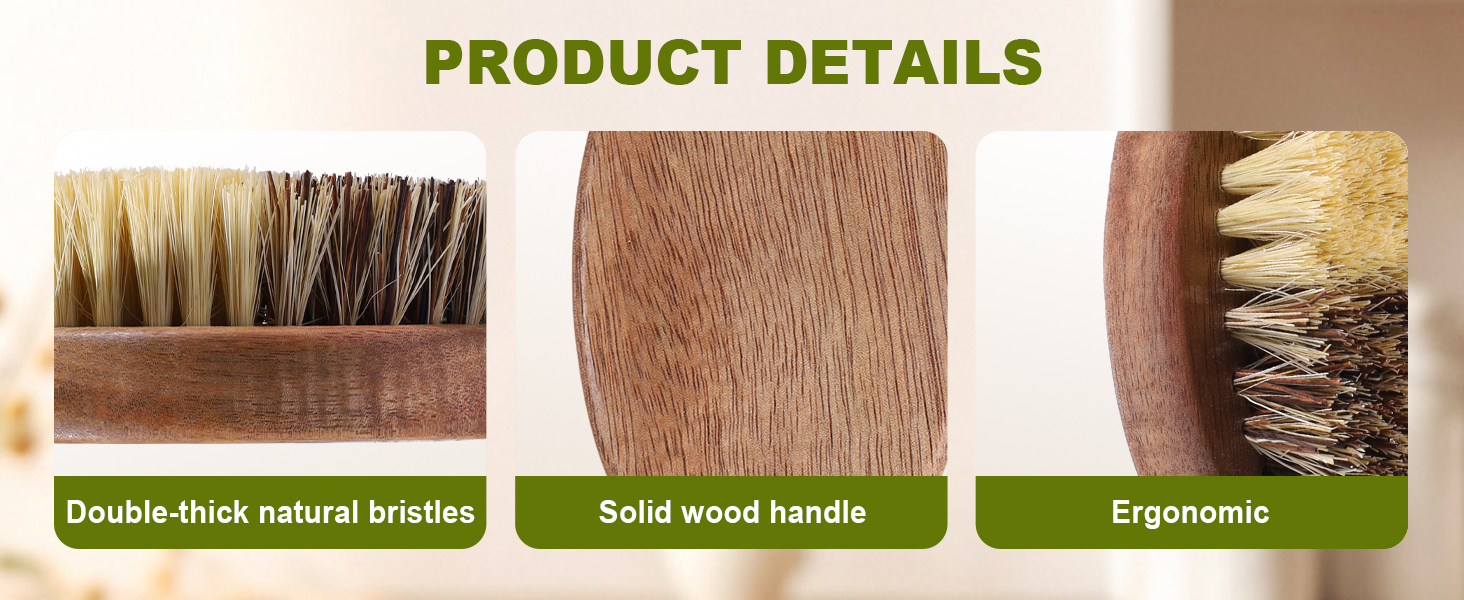 vegetable scrub brush details