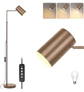 Ldeco Arc Floor Lamp for Living Room with Timer, Stepless Dimmable,Height Adjustable Modern Readi...