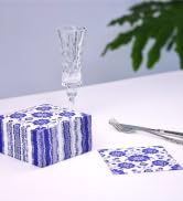 JoyfulArtink Chinoiserie Peony Cocktail Napkins