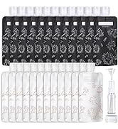 PACKISM Travel Pouches for Toiletries - 27 Pack Leak Proof 3oz TSA Approved Travel Squeeze Pouche...