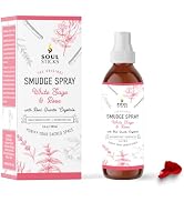 SOUL STICKS White Sage & Rose Smudge Spray For Cleansing and Negative Energy | 3.5oz Sage Smudge ...