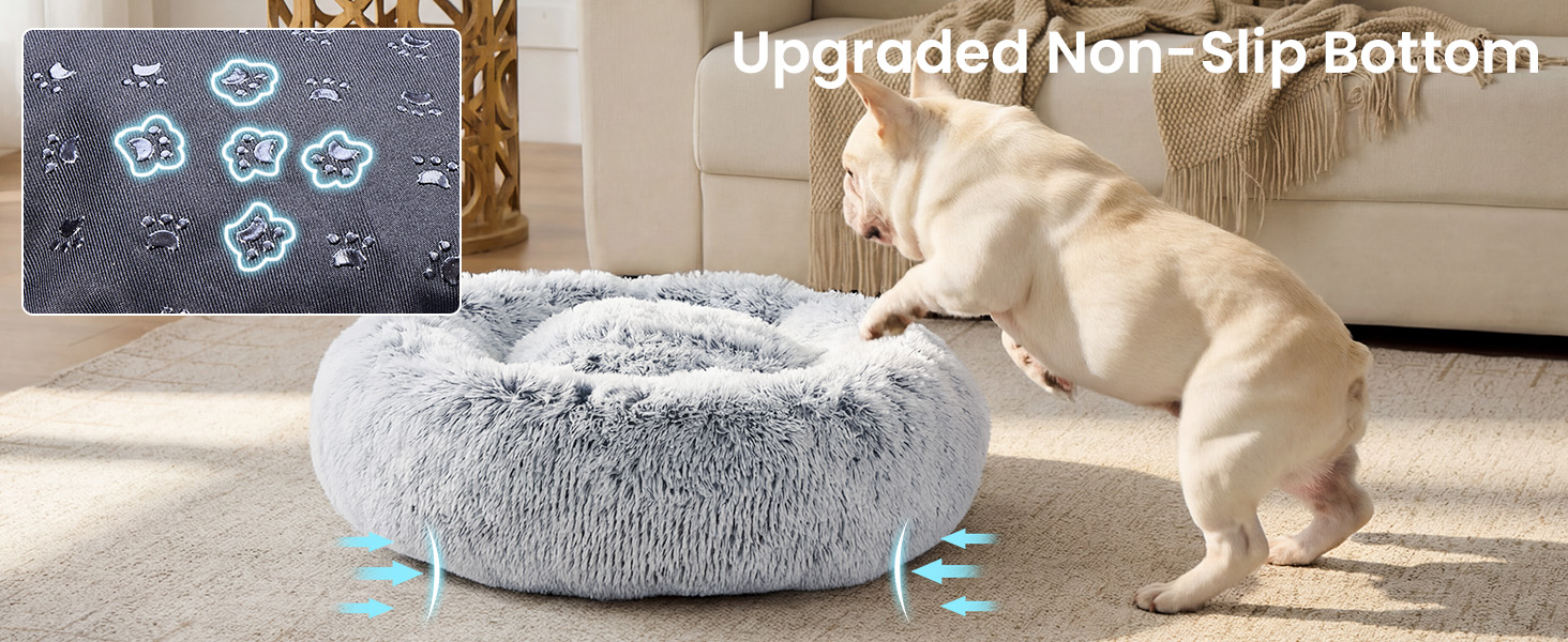 Non-slip dog bed