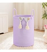 Artfeel Laundry Basket,Woven Cotton Rope Laundry Hamper,60L for Decorative Storage of Dirty Cloth...