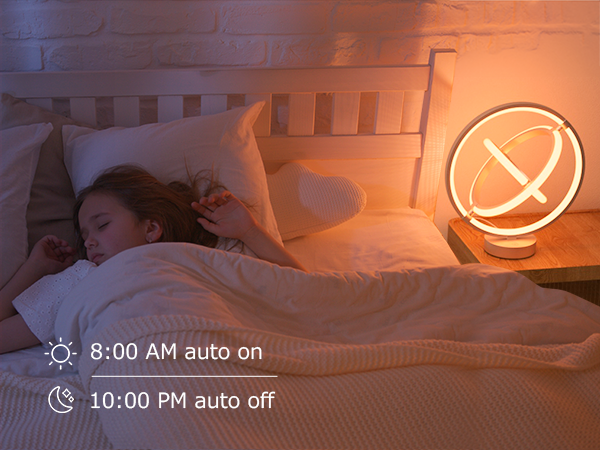 bedside lamp with timers