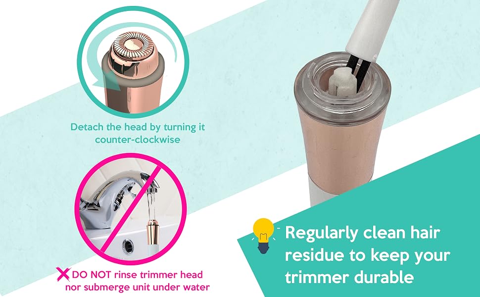 Regularly clean hair residue to keep your trimmer durable