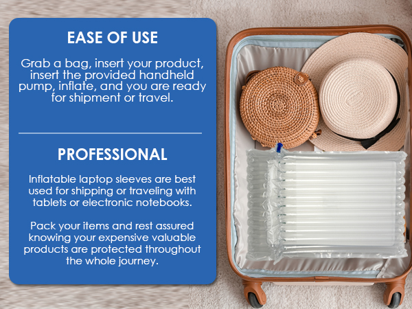 wrap bubble laptop protective computer packaging ship inflatable air notebook box protector foam