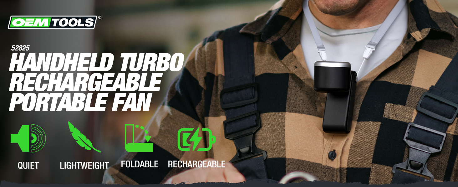 Quiet, Lightweight Handheld Turbo Fan for Summer Travel and Everyday Use