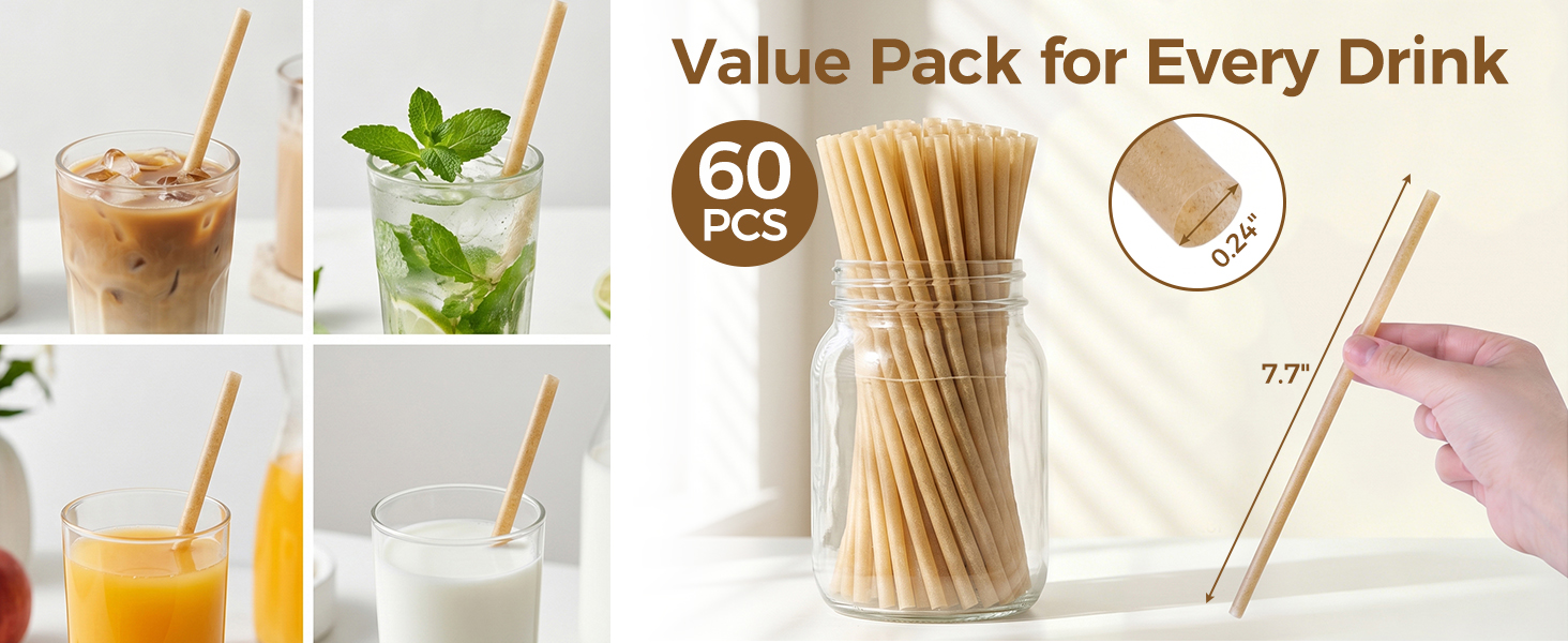 Colorful Drinking Straws