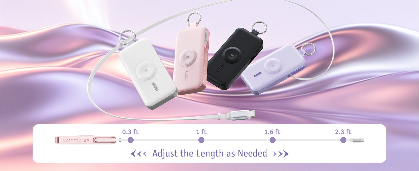 rorry Portable Charger 3 in 1